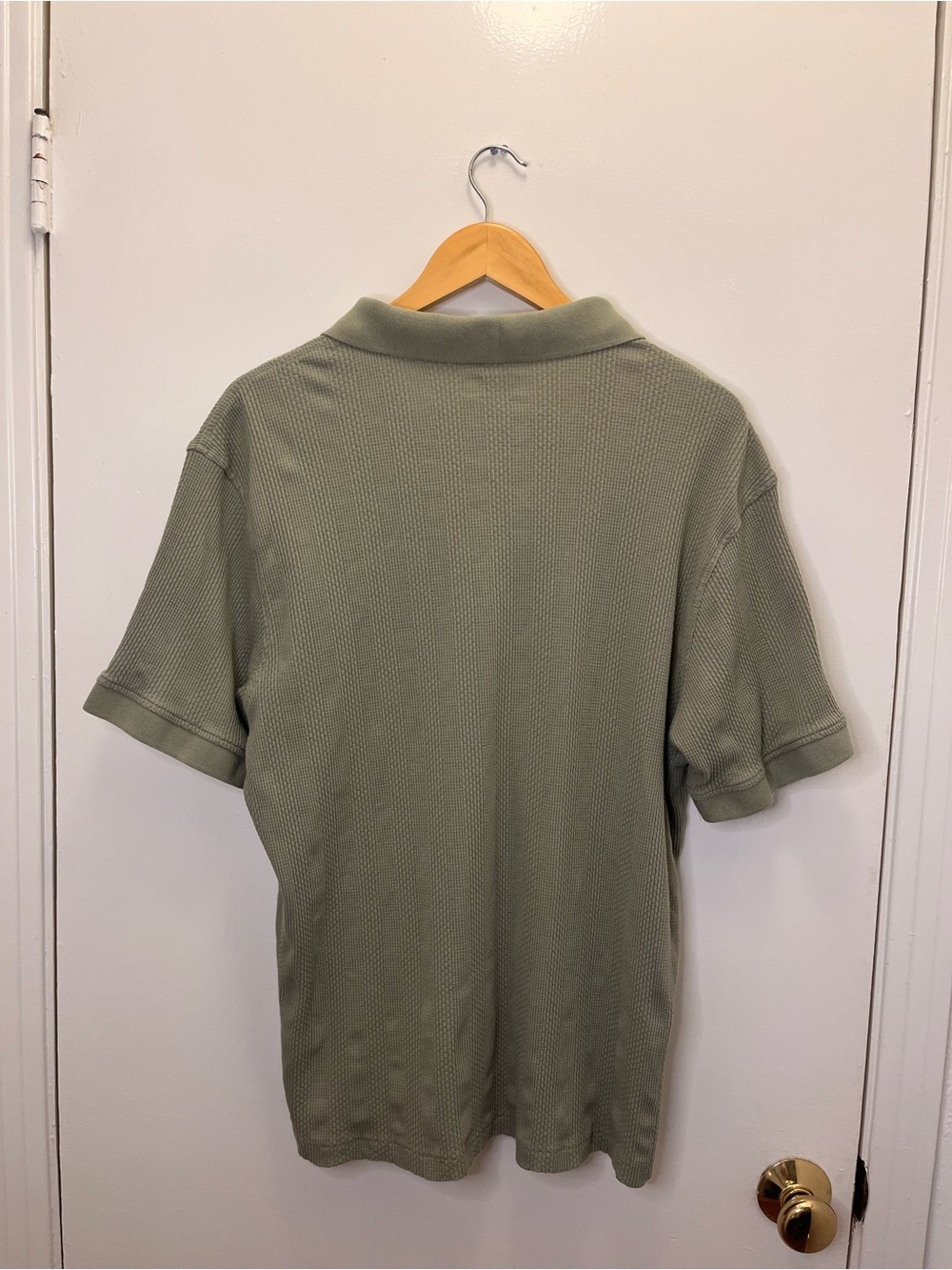 Alfani Men's Stretch Polo in Olive - Picture 2 of 4
